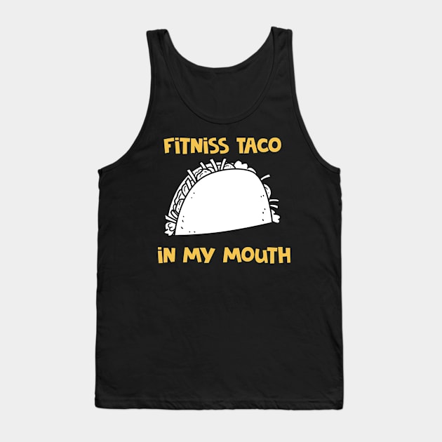 Fitness Taco Tank Top by peekxel